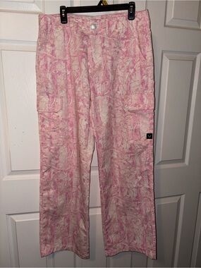 True Religion Pink Camo Cargo Pants NWT Size 31 Y2K Streetwear